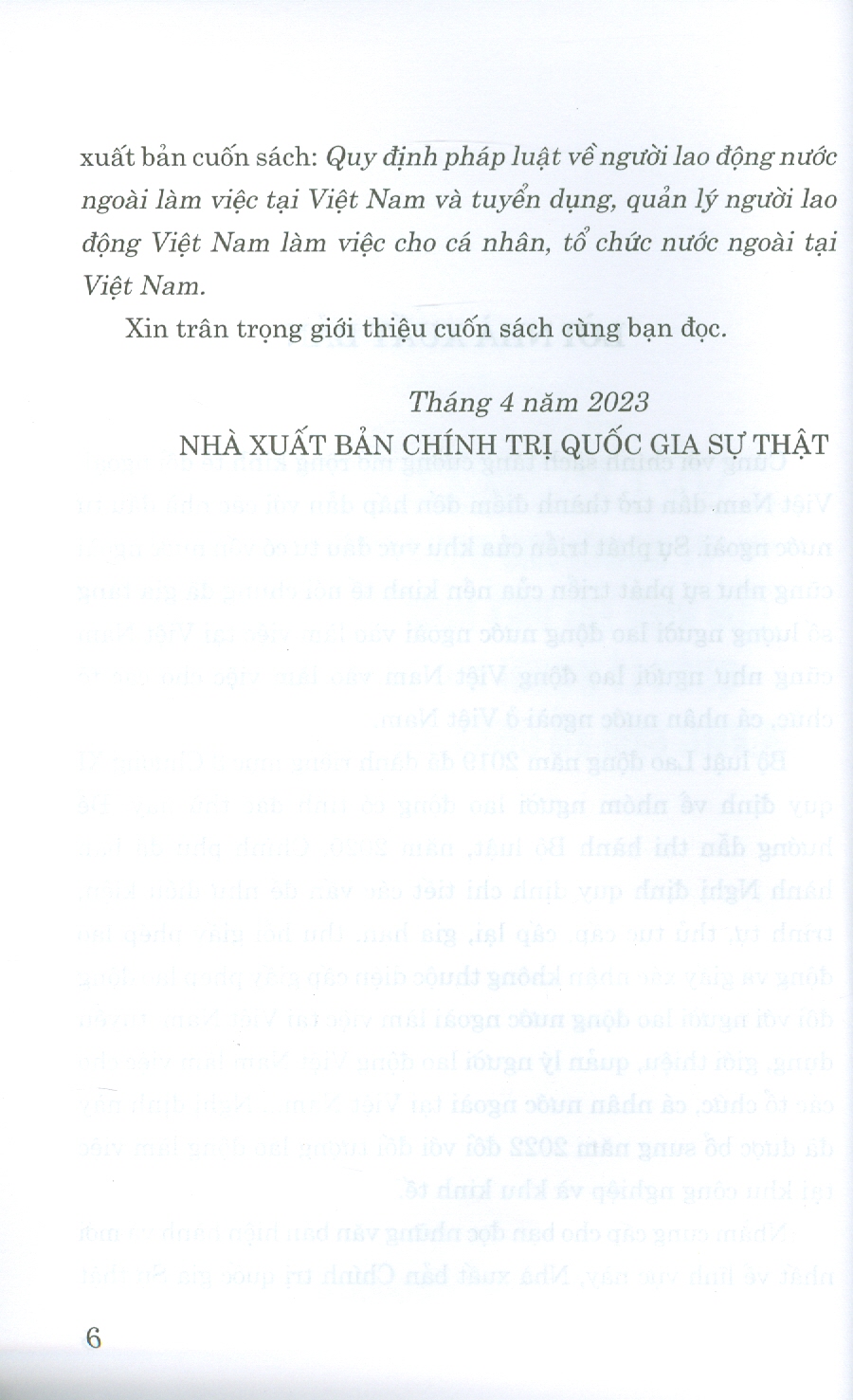 Quy Định Pháp Luật Về Người Lao Động Nước Ngoài Làm Việc Tại Việt Nam Và Tuyển Dụng, Quản Lý Người Lao Động Việt Nam Làm Việc Cho Tổ Chức, Cá Nhân Nước Ngoài Tại Việt Nam