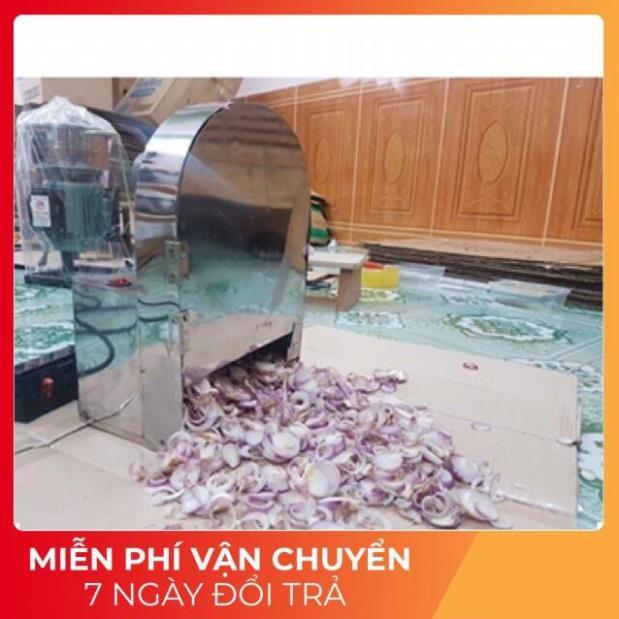 Máy thái hành tỏi điện thái cực nhanh