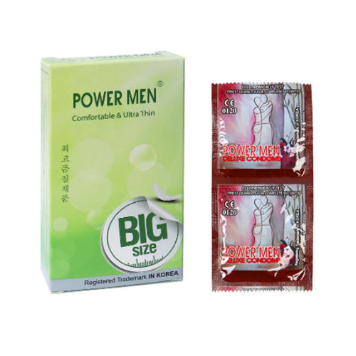 Bao Cao Su Size Lớn Siêu Mỏng Power Men Comfortable Ultrathin - 12s