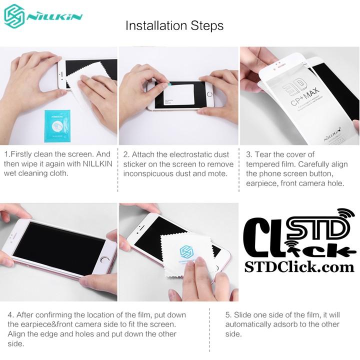 KÍNH CƯỜNG LỰC DÀNH CHO ĐIỆN THOẠI IPHONE 11 - 11 PRO - 11 PRO MAX NILLKIN 3D CP+MAX CÓ MÀNG LOA