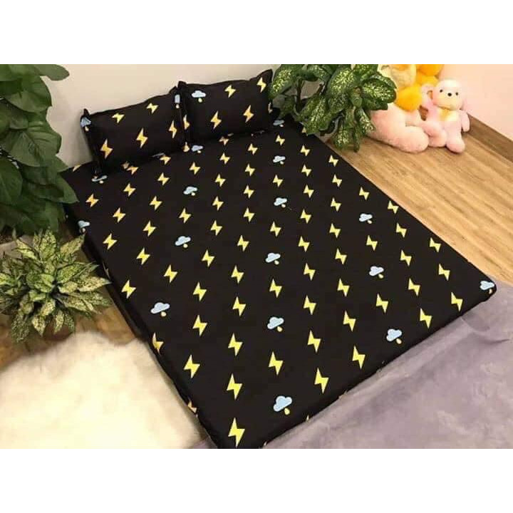 Sét Ga Chun & 2 Vỏ Gối Nằm Cotton Poly - TM009