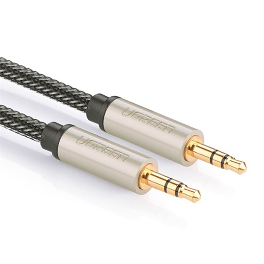 Cáp Audio 3.5mm Dài 1m Ugreen 10602 Mạ Vàng - Hàng Chính Hãng