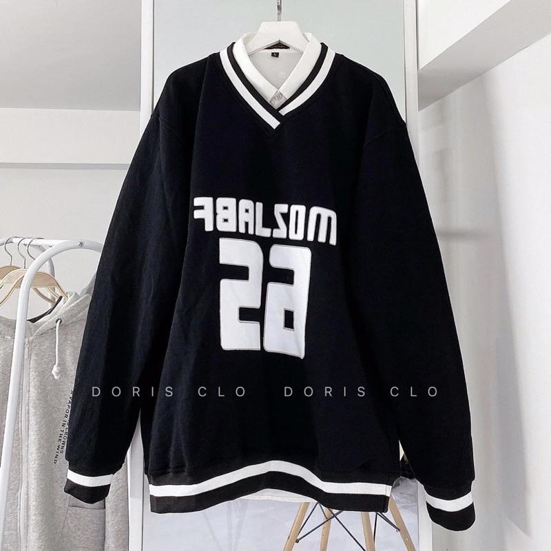 Áo khoác sweater nỉ ngoại viền cổ unisex ulzzang nam nữ