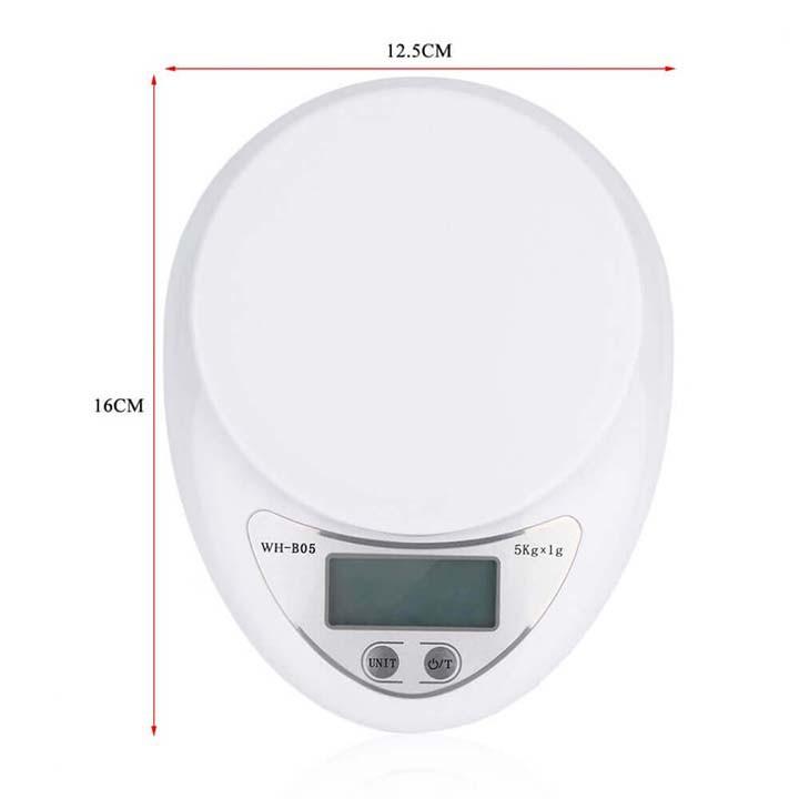 Cân Tiểu Ly Nhà Bếp ELECTRONIC WH-B05 Độ Chính Xác Cao, Thiết Kế Nhỏ Gọn, AONISU
