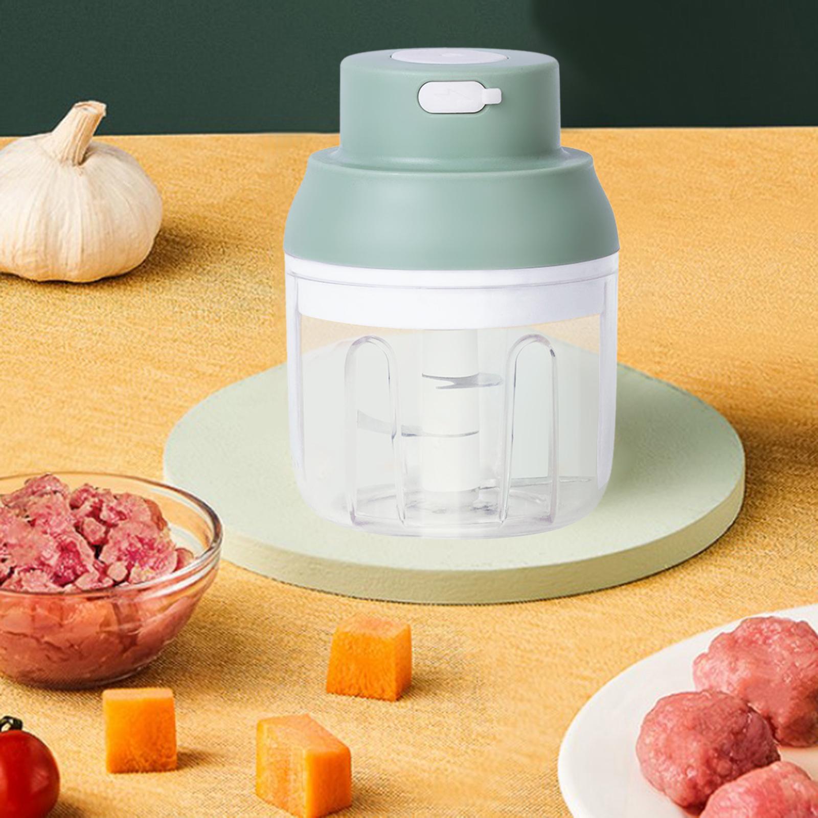 Portable Electric Garlic Chopper Mincer Kitchen Gadgets for Vegetable Fruits