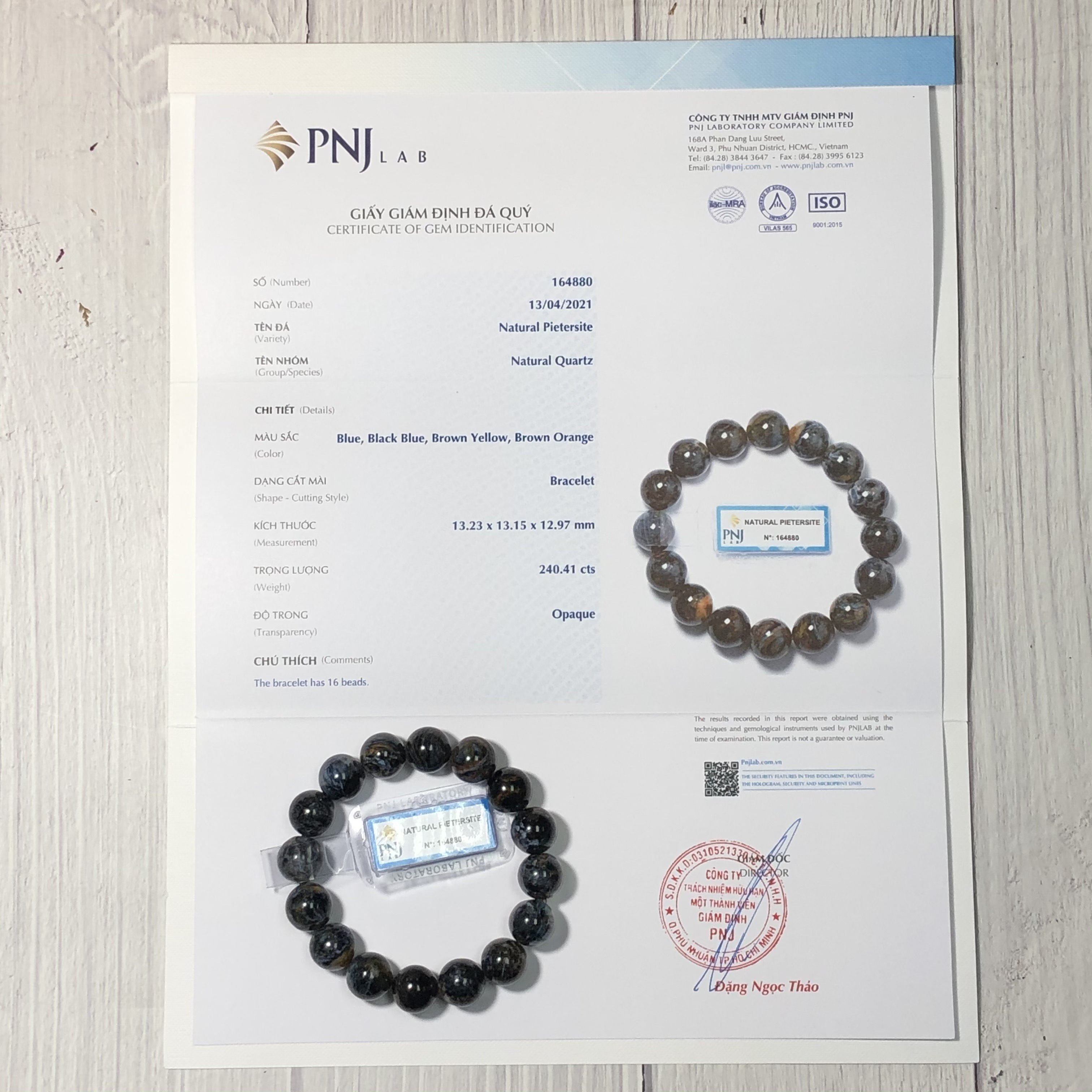 Vòng tay Giông Bão 14mm chuẩn 4A