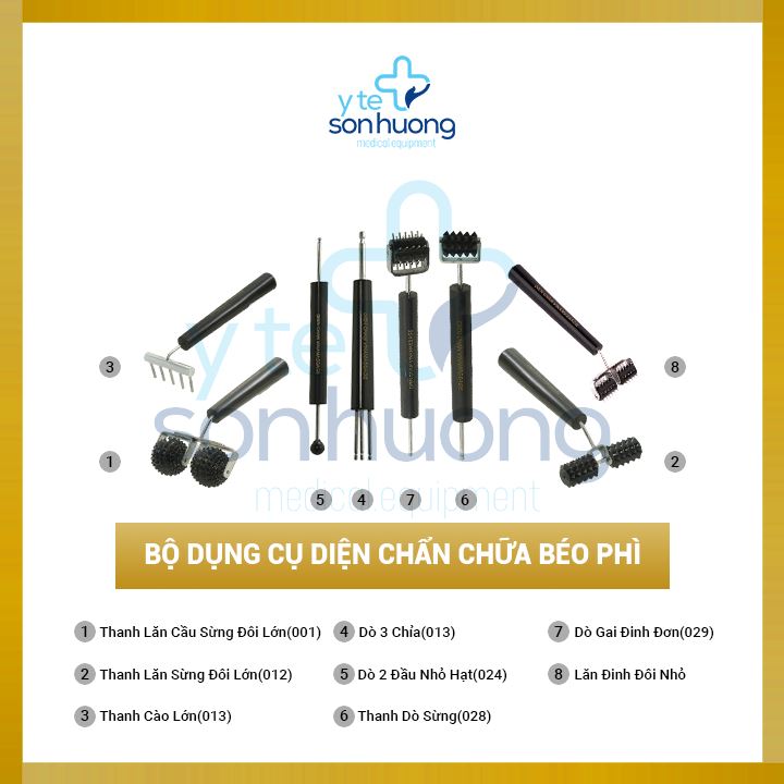 Bộ dụng cụ diện chẩn chữa béo phì