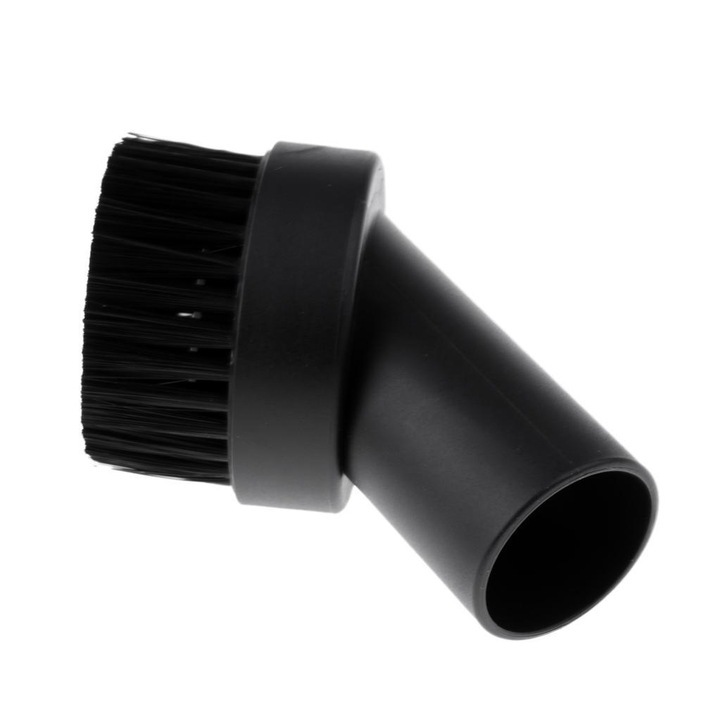 2pcs 32mm Dia. Replacement Attachment Bristle Brush Vacuum Nozzle Head Long