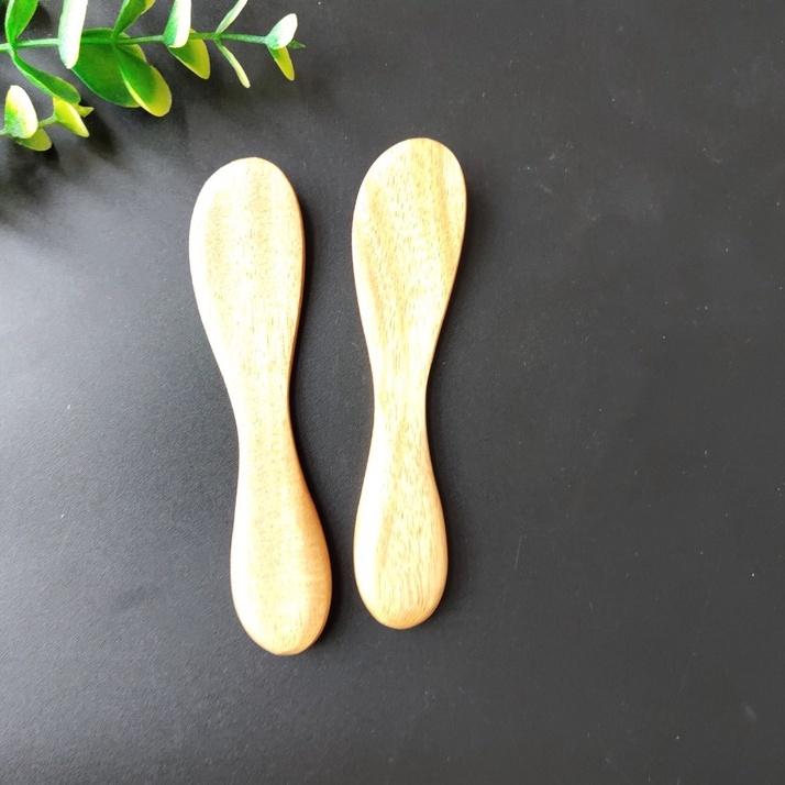 Thìa Phết Bơ, Ăn Kem, Mứt Gỗ Nhãn Và Gỗ Keo Của Craft Closet
