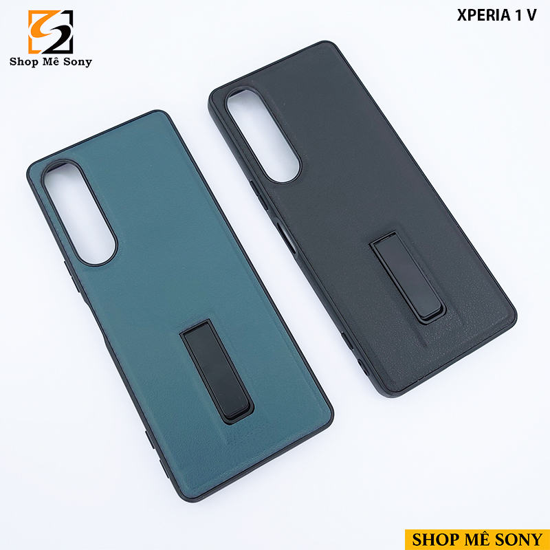 Ốp da có chân đế cho Sony Xperia 1 - Xperia 1 IV - Xperia 5 IV - Xperia 10 IV - Xperia 1 III - Xperia 5 III - Xperia 10 III - Xperia 5 II