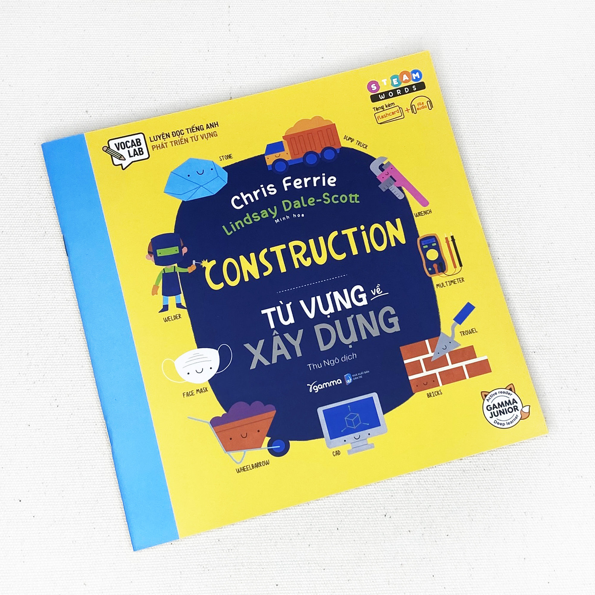 Sách - STEAM Words: Construction - Từ Vựng Về Xây Dựng