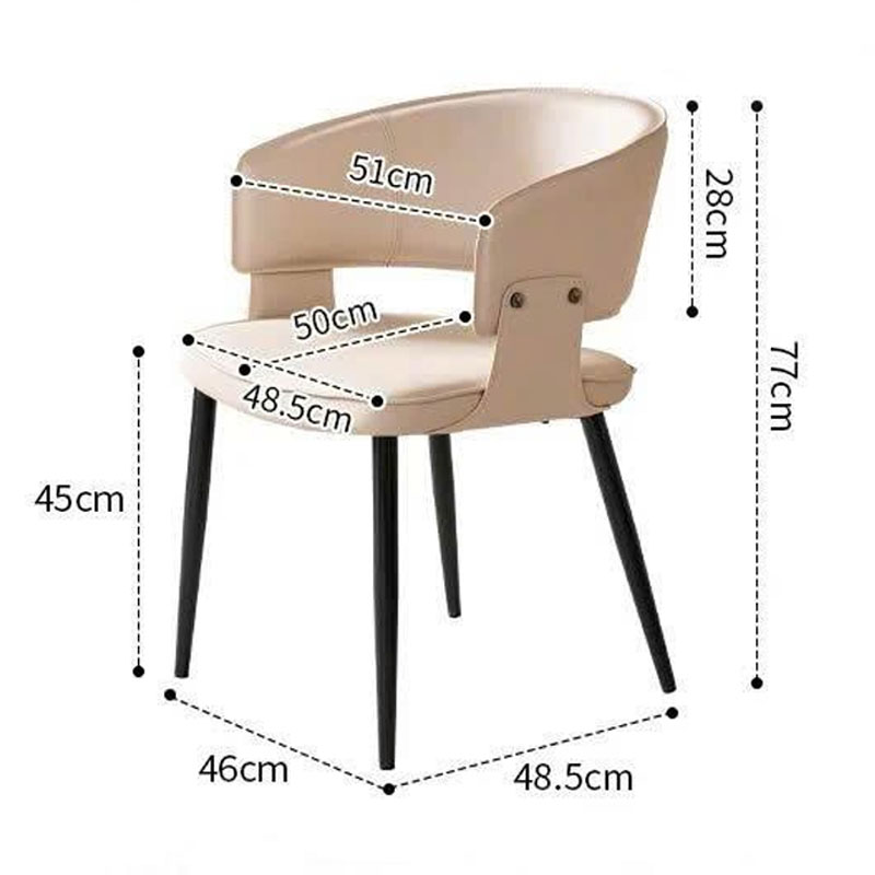 Ghế nhà hàng cao cấp giả da CN23001-P Nội thất Capta
