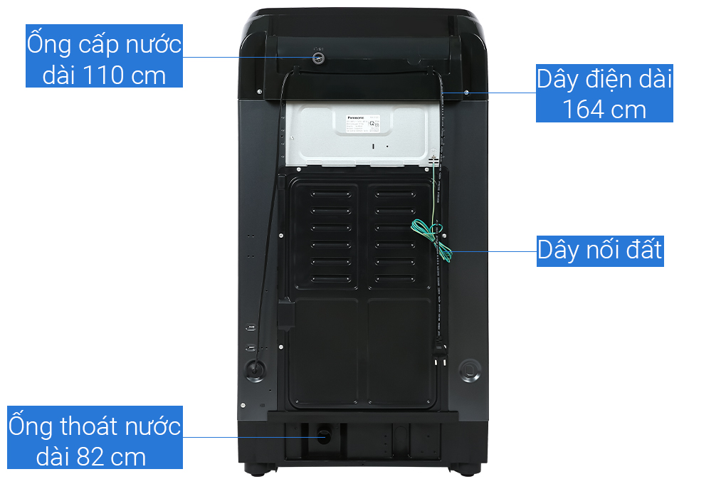 Máy giặt Panasonic NA-F90A9DRV cửa trên 9kg, năm 2021, Hàng chính hãng, CHỉ giao tại Hà Nội