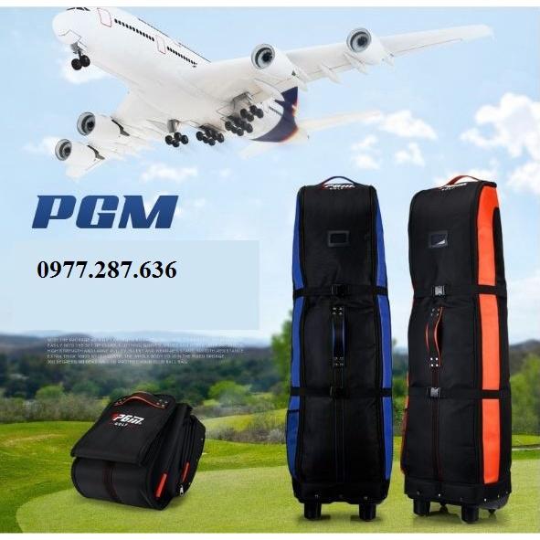 Cover máy bay bảo vệ túi gậy golf túi hàng không PGM chính hãng có bánh xe tiện lợi CM006