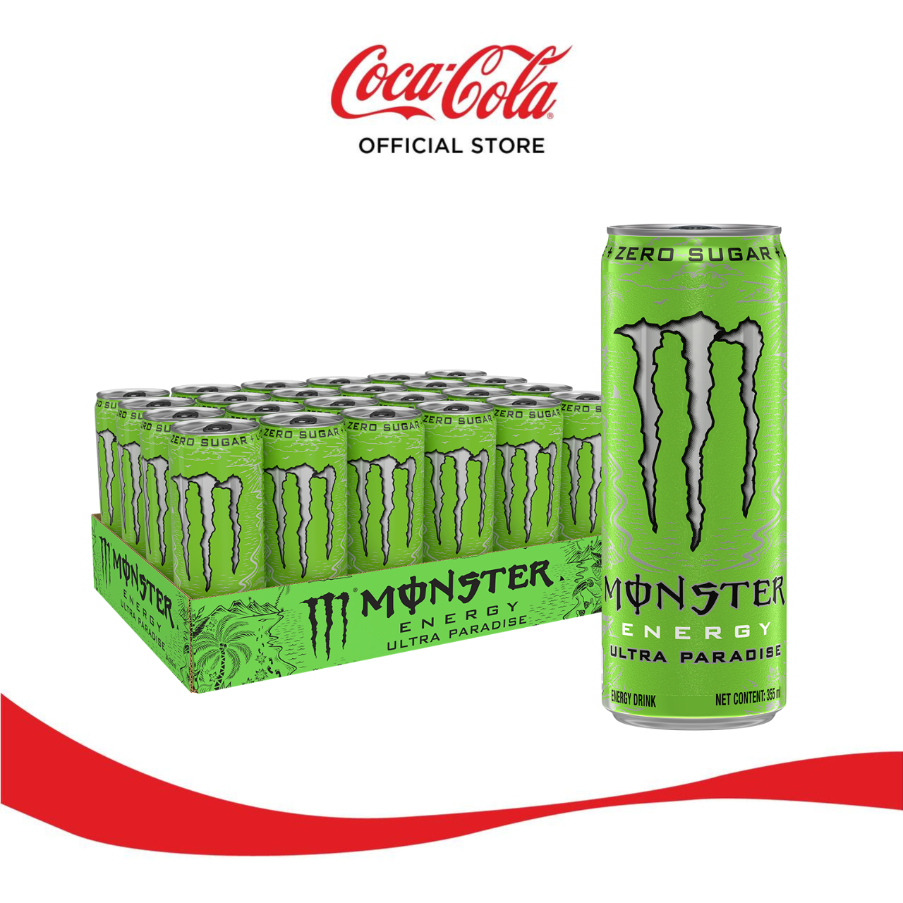 Lốc 24 Lon Nước Tăng Lực Monster Energy Ultra Paradise 355ml x 24