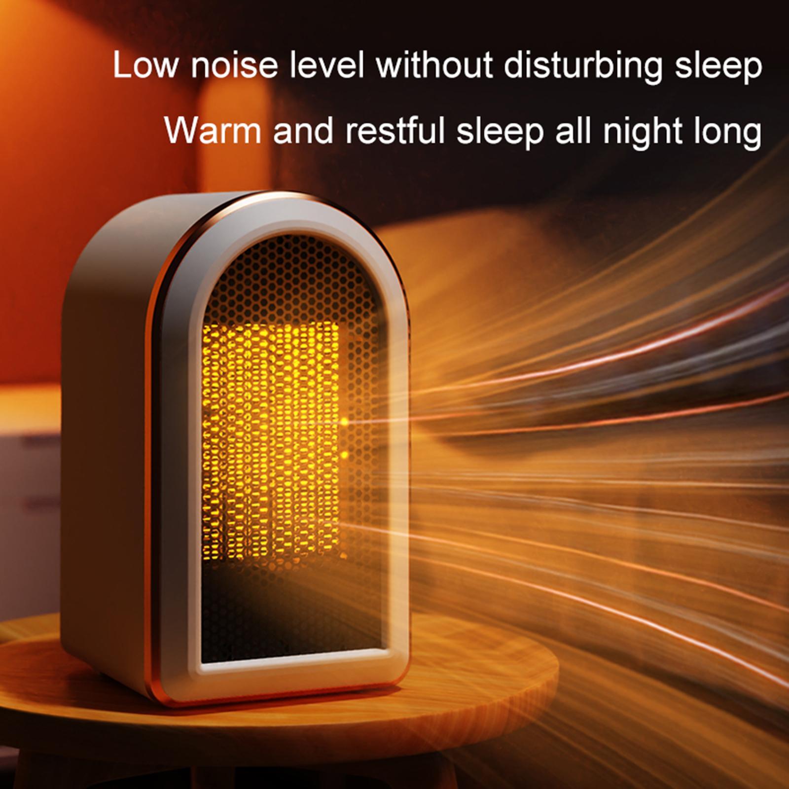 Small Space Heater Fireplace Space Heater Fast Heating Warmer Machine Electric Heater Portable Heating Fan for Bedroom Indoor