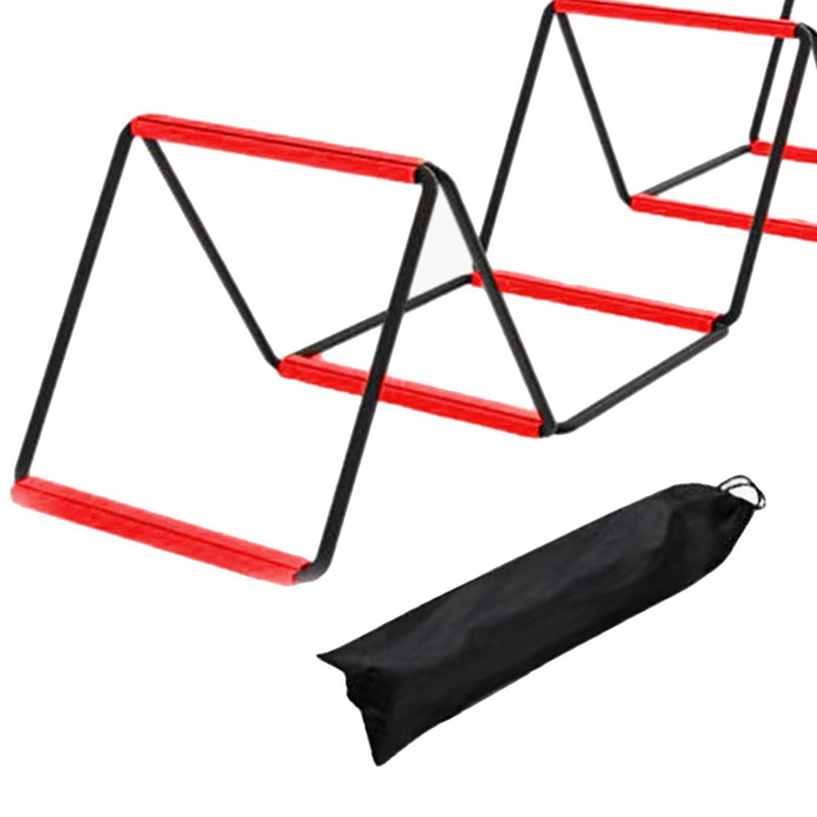 Agility Ladder Training Equipment Multipurpose Foldable Stairs Agility Training Ladder Workout Ladder for Rugby Foot Exercise