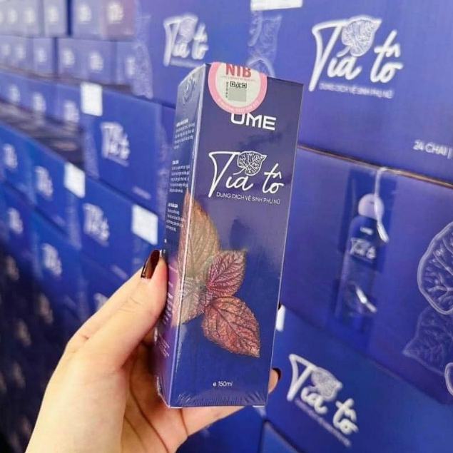 Dung dịch vệ sinh Tía Tô UME Ngọc Trinh giúp kháng khuẩn, ngăn ngừa viêm nhiễm hiệu quả