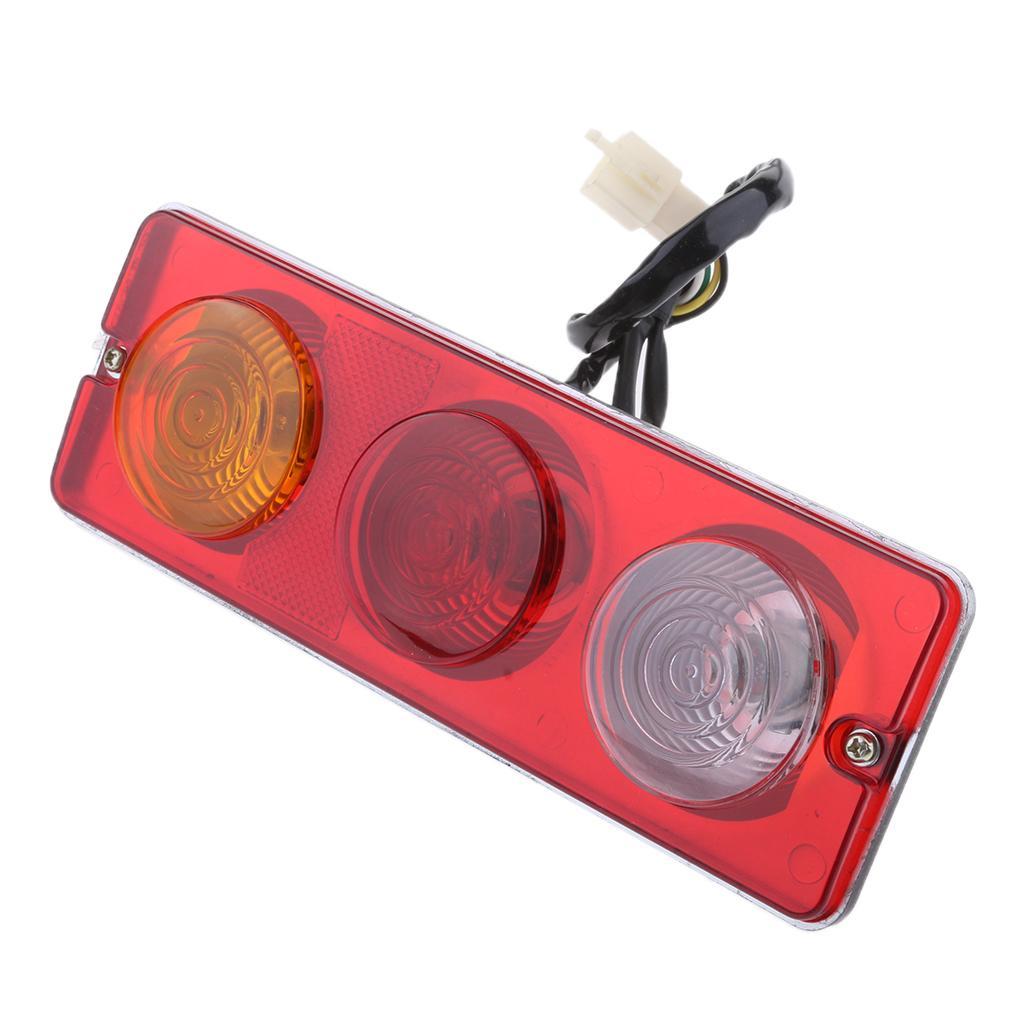 2xRear Brake Tail Light Panel for 150cc 250cc Go Kart ATV Buggy Quad Bike