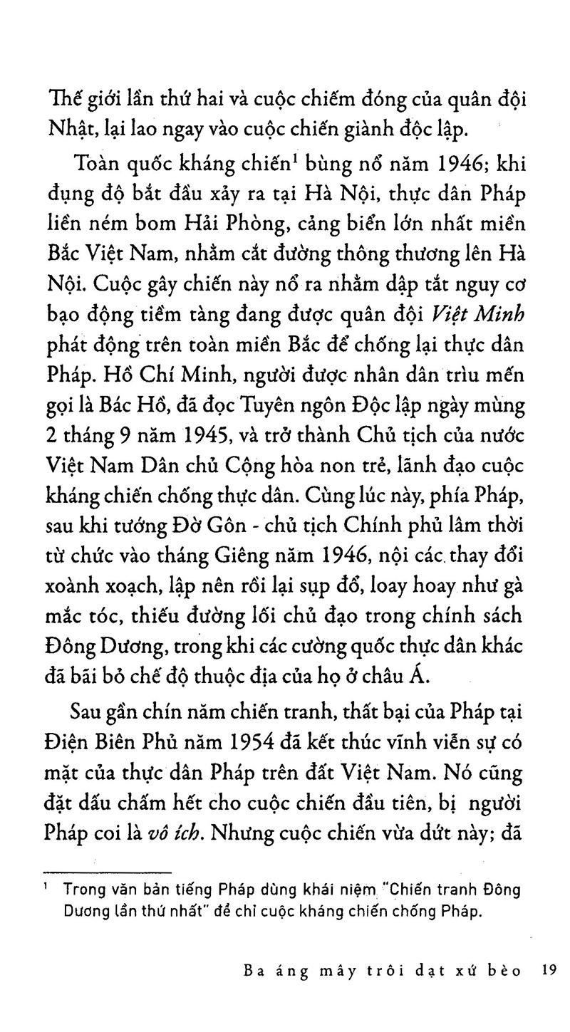 Sách Ba Áng Mây Trôi Dạt Xứ Bèo
