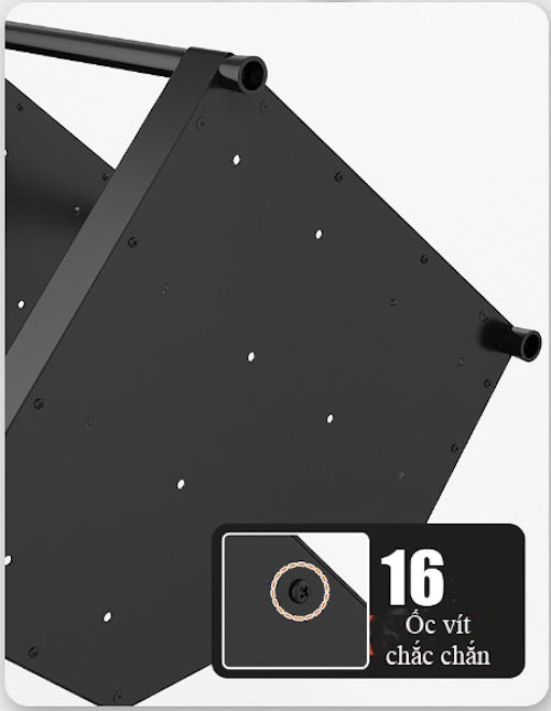Giá để Góc sắp xếp vật dụng nhà Bếp Intimate Steel Carbon 4 tầng