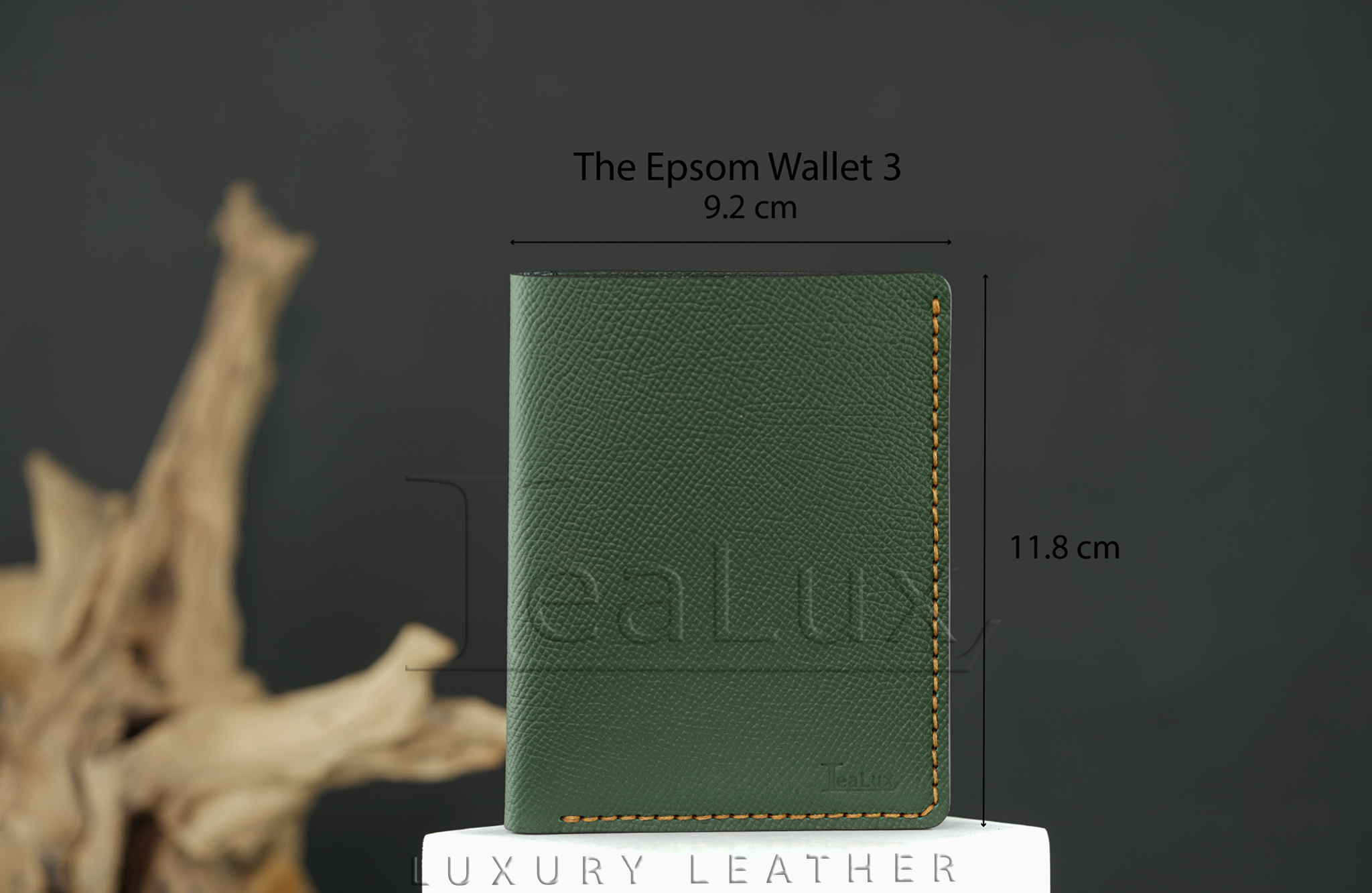 Ví Da Epsom Dáng Đứng Handmade Lealux Epsom Wallet 3