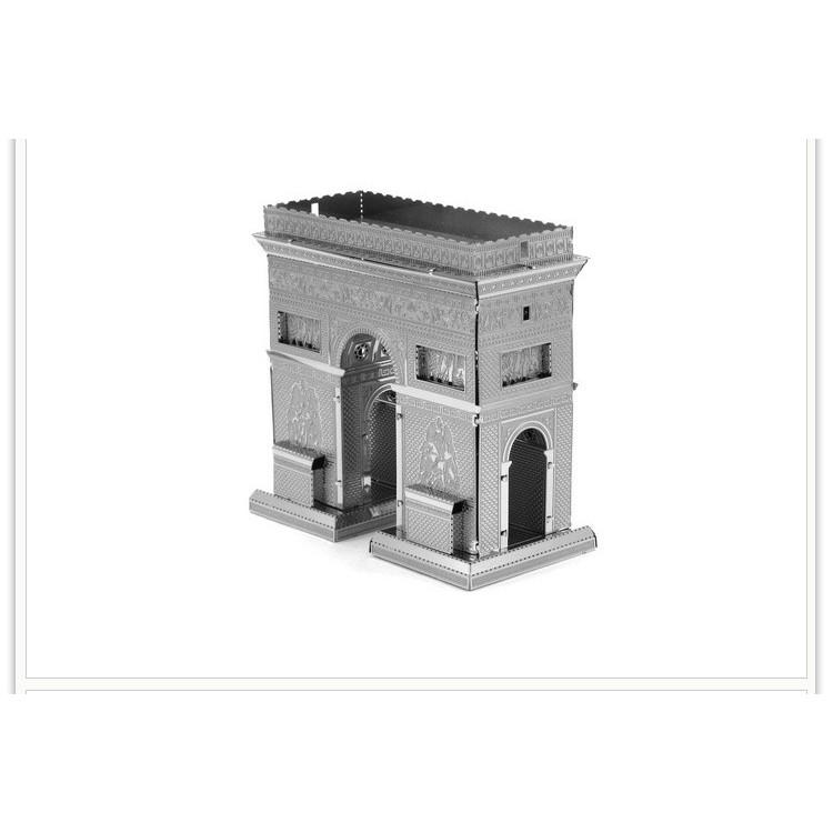 Bộ lắp ghép mô hình 3D các kỳ quan thế giới trưng bày trong xe, bàn làm việc