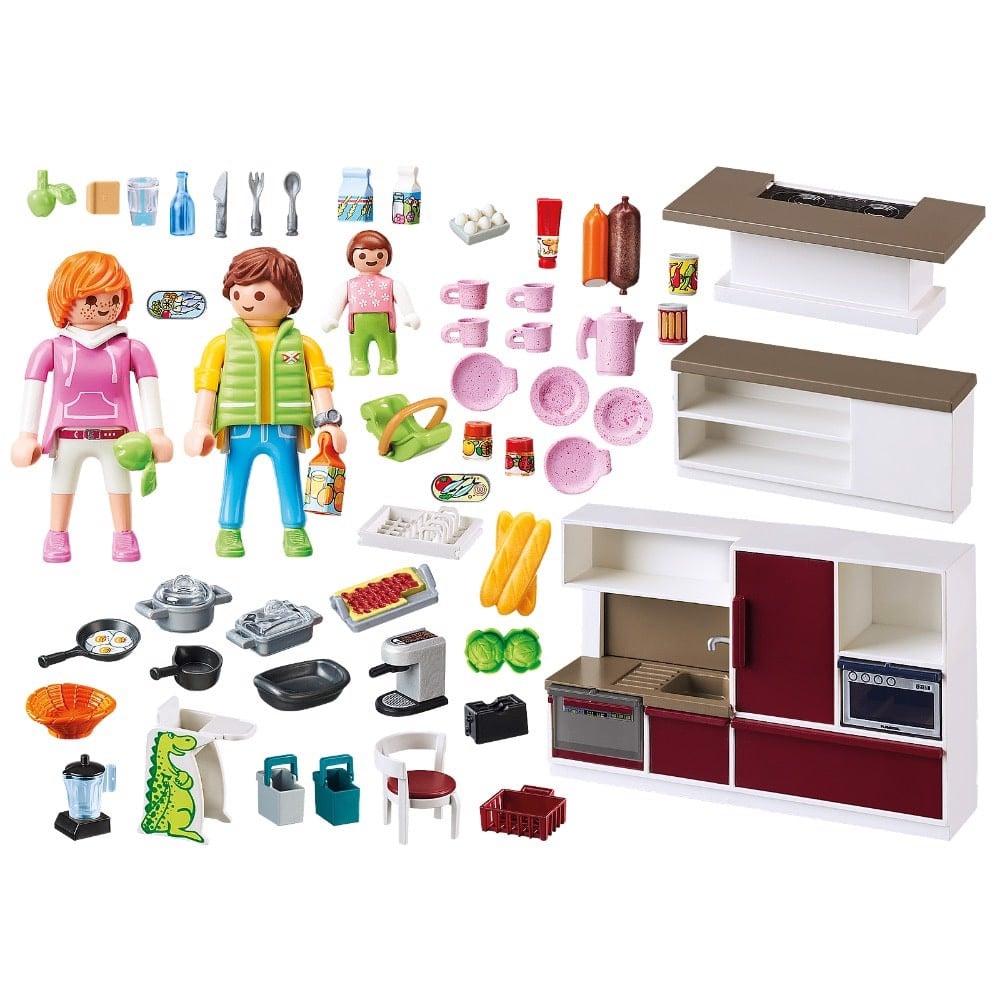 Đồ chơi mô hình Playmobil Nội thất phòng bếp kèm nhân vật 102 pcs