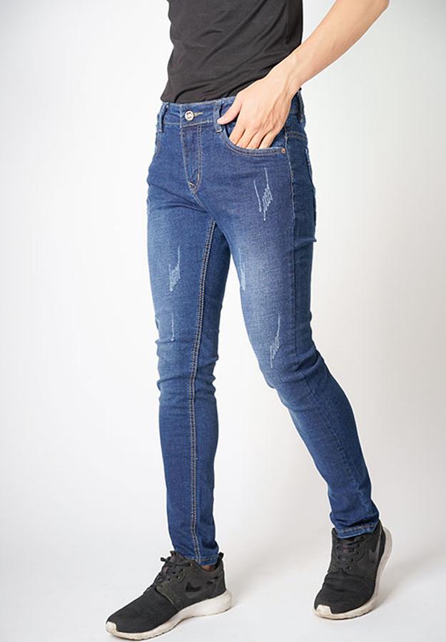 Quần Bò Nam Xanh Đậm Dáng Body XANHDAM01