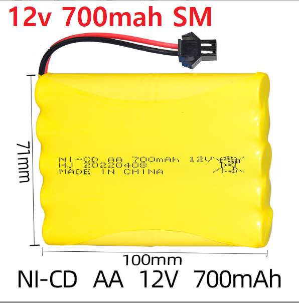 Pin Ni-Cd Loại AA 12v 700mah Xe Điều Khiển Từ Xa - Thiết Bị Điện Gia Dụng Hàng Mới 100%