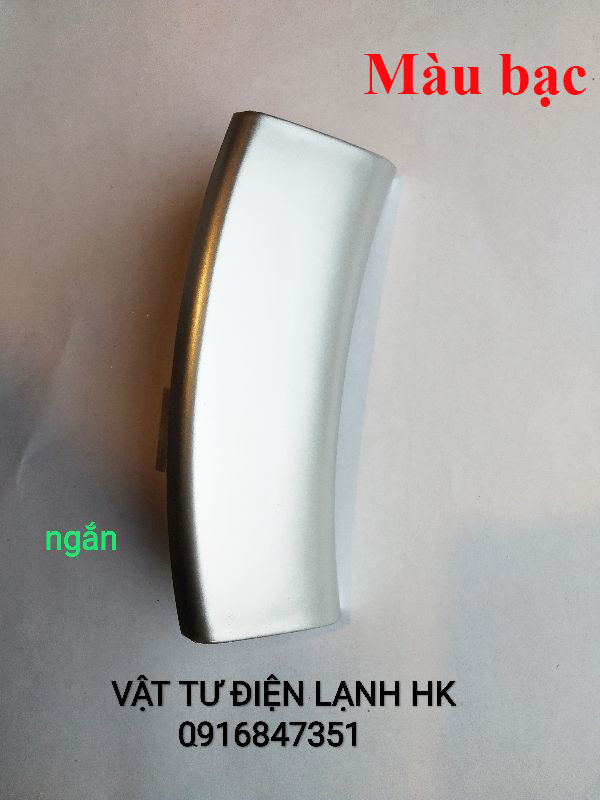 Tay nắm cửa dùng cho máy giặt Electrolux ngắn 13cm màu bạc 10751 10741 85761 1074 1073 1273 8576 mở mg ELEC