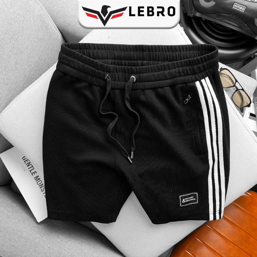 Quần short nam Lebro Freesly , quần đùi nam cao cấp chất liệu thoáng mát , thấm hút tốt , phong cách thể thao trẻ trung