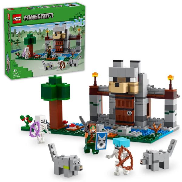 Đồ Chơi Lắp Ráp Tòa Thành Sói - The Wolf Stronghold - Lego Minecraft 21261 (312 Mảnh Ghép)