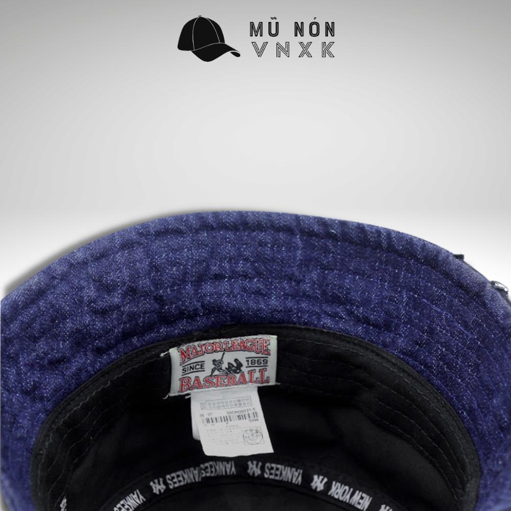 Mũ Bucket Ny Jean Denim Rách Jussy Fashion Nón Tai Bèo Nam Nữ Rách Viền Tua Vải Jean Bucket Bụi