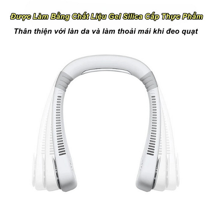 Quạt Đeo Cổ Di Động Giải Nhiệt Cơ Thể Silica Hose (Đạt chứng nhận CE, FCC, RoHs..) - Home and Garden