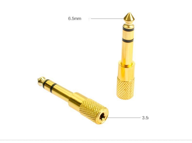 Đầu Jack Chuyển 6.5mm Sang 3.5mm I Đầu Jack Chuyển 3.5mm Sang 6.5mm (Đầu Chuyển 6.5 Ly Sang 3.5 Ly