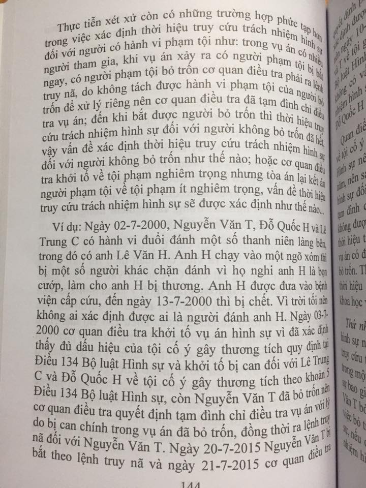 Sách Bình Luận Bộ Luật Hình Sự năm 2015, Phần Những Quy Định Chung – ThS. Đinh Văn Quế