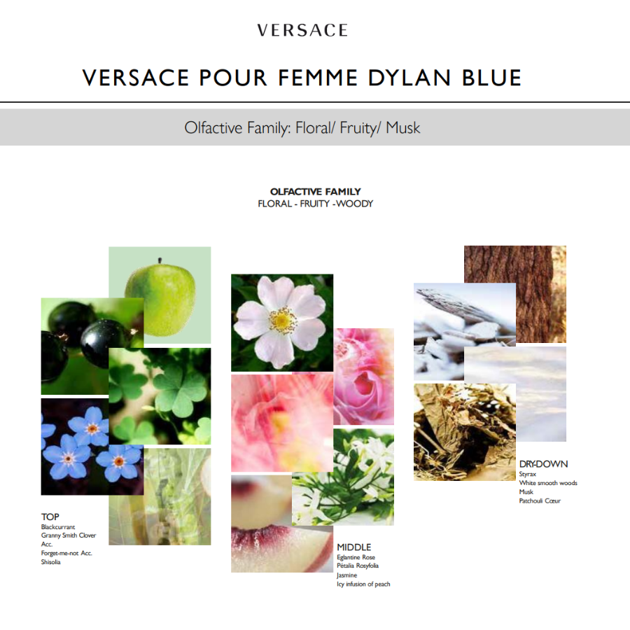 Nước hoa nữ cao cấp VERSACE Dylan Blue Pour Femme EDP (30ml, 50ml, 100ml) hương Trái Cây - Hoa - Lá Cây tươi mát mạnh mẽ