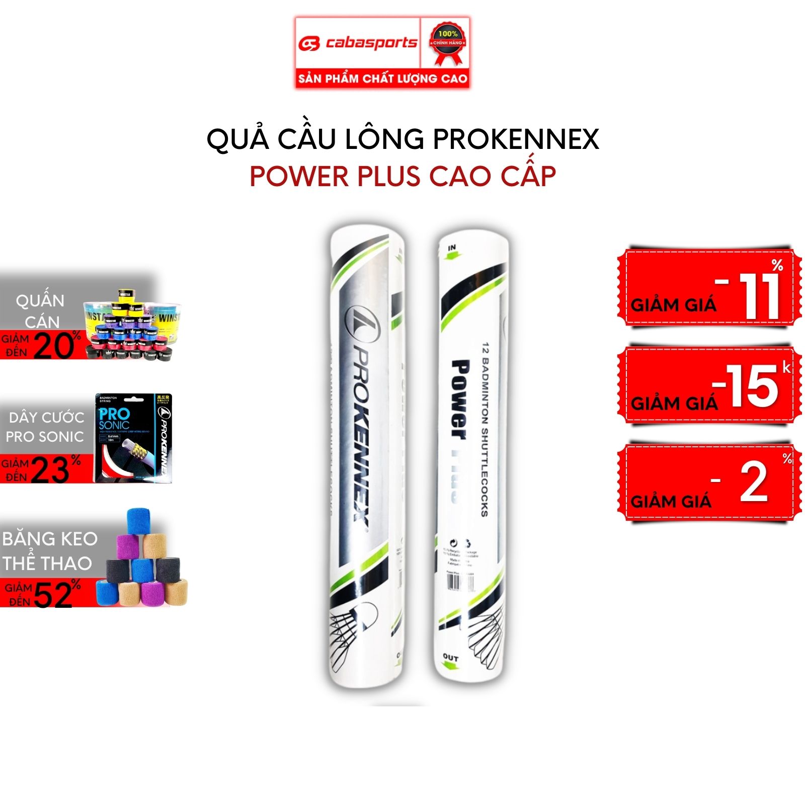 Quả cầu lông Prokennex thi đấu chất lượng chính hãng cao cấp (12 quả)