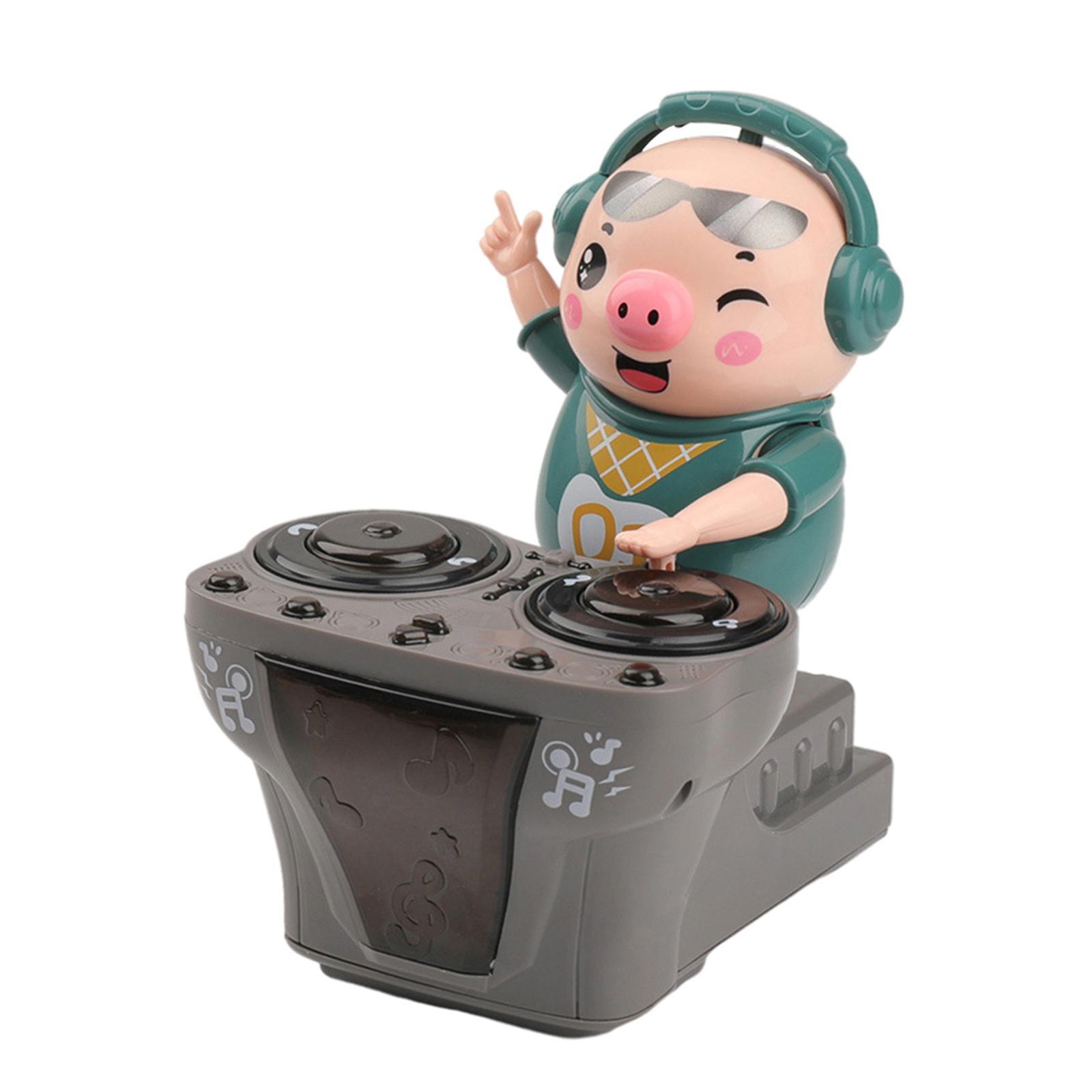 Little DJ Music Toy Dancing Piggy Doll for Baby Kids
