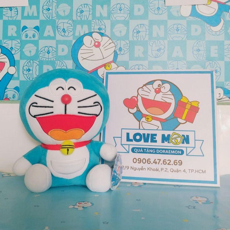 GẤU BÔNG MON DORAEMON 23CM LÔNG NHUNG MỀM MỊN, Quà tặng handmade - lưu niệm