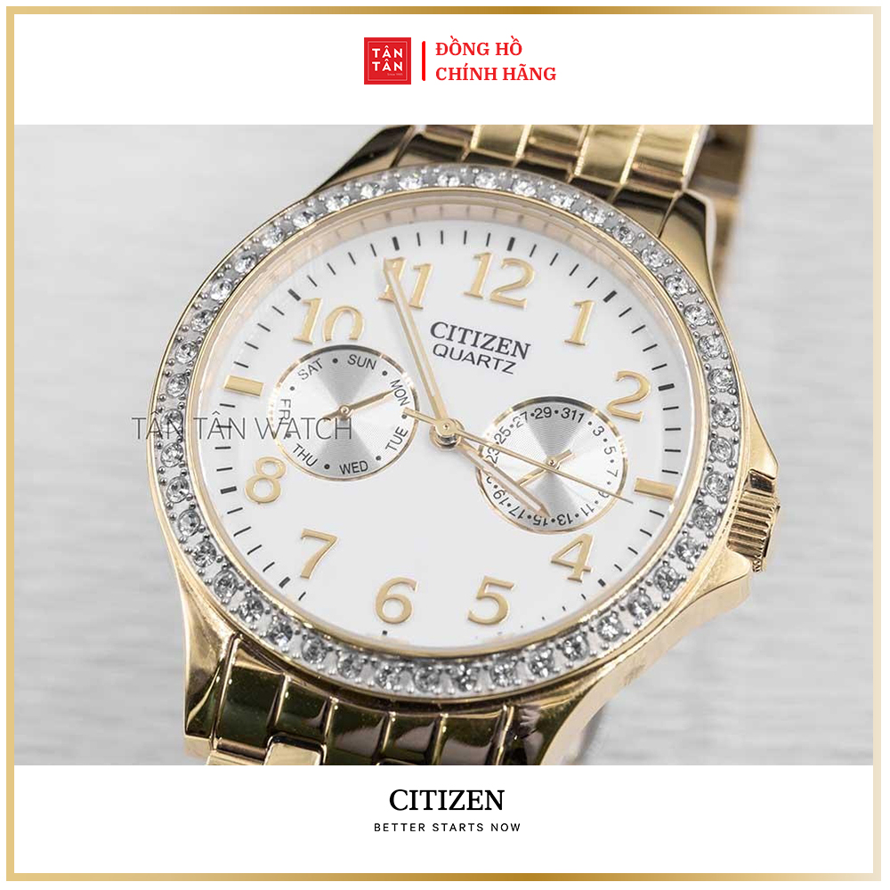 Đồng hồ Nữ Citizen Quartz ED8112-52A 38mm