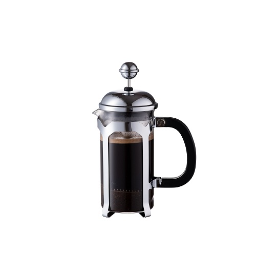 Bình pha French Press thuỷ tinh khung inox Jinmeilai