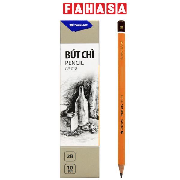 Hộp 10 Bút Chì Gỗ 2B - Thiên Long GP-018-2B