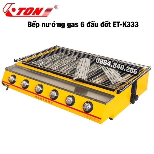 Bếp nướng BBQ bằng gas 6 đầu đốt ET-K333