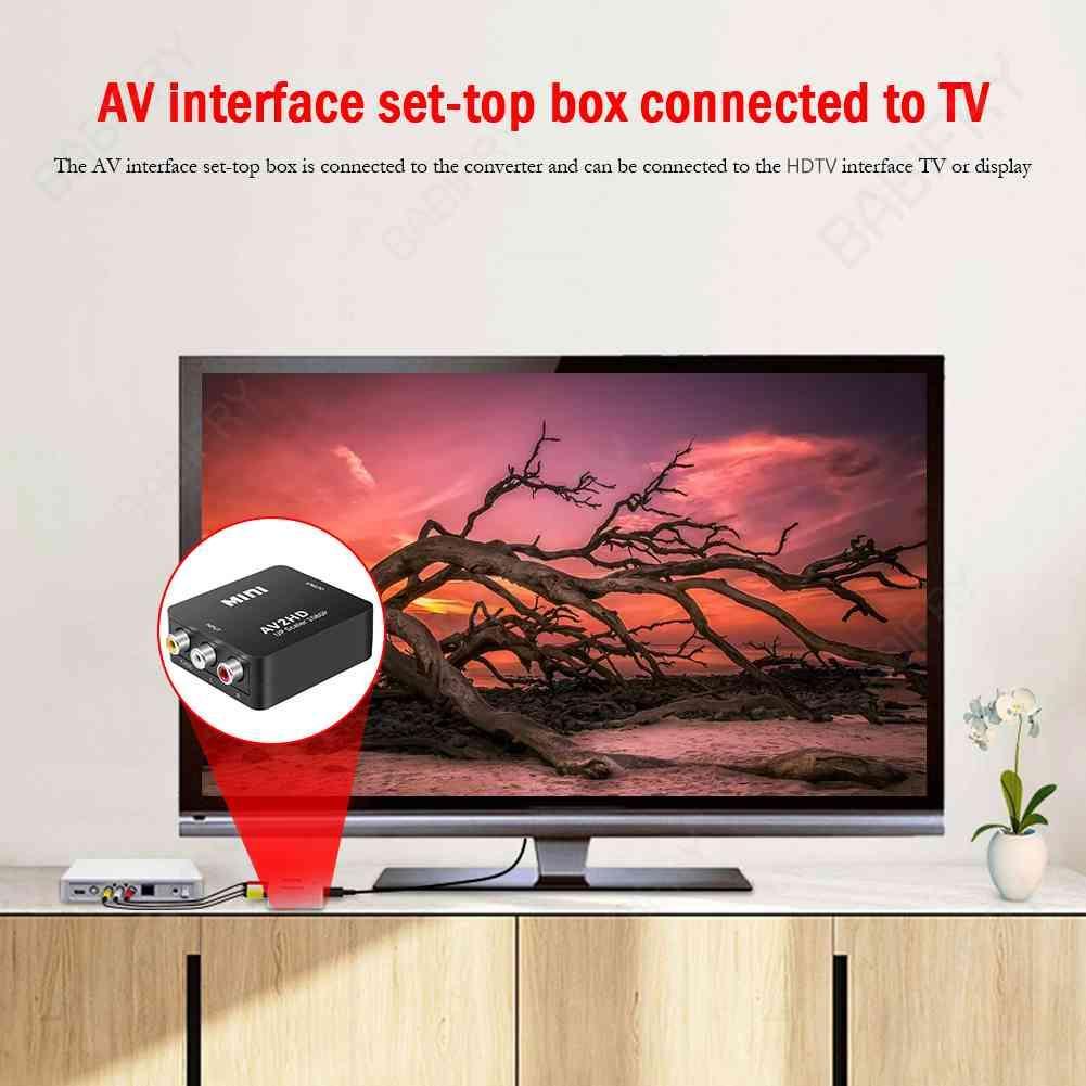 Bộ ChuyểN ĐổI AV Sang HDMI 1080P MINI AV2HDMI Cho HDTV