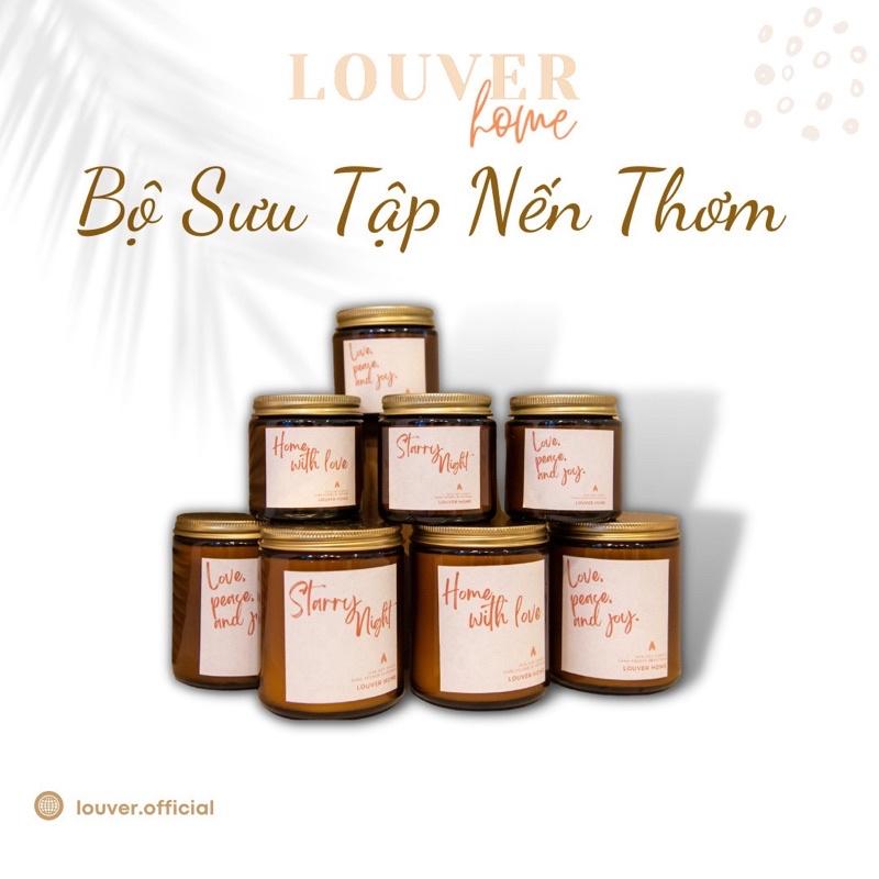 NẾN THƠM CAO CẤP HOME WITH LOVE - 100% Thiên Nhiên - giúp giải toả căng thẳng, tinh thần sảng khoái - Louver Home