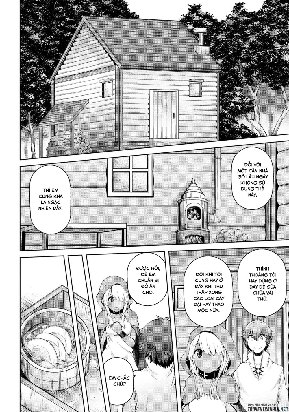ngôi nhà của tôi đã bị đốt cháy, thế thì tại sao tôi không dùng hết số tiền còn lại để mua nô lệ dark elf? chapter 2 12