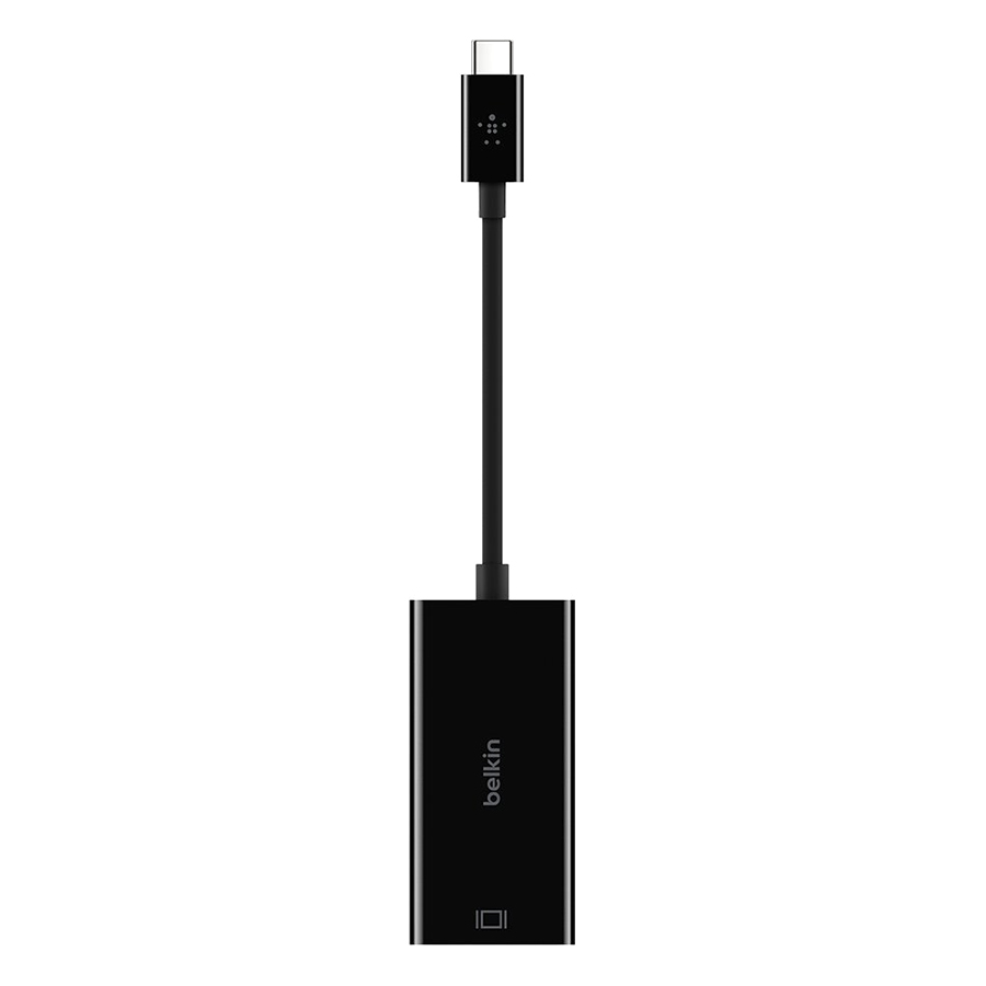 Cáp Chuyển Đổi USB Type-C Sang HDMI Belkin F2CU038BTBLK (Đen) - Hàng Chính Hãng