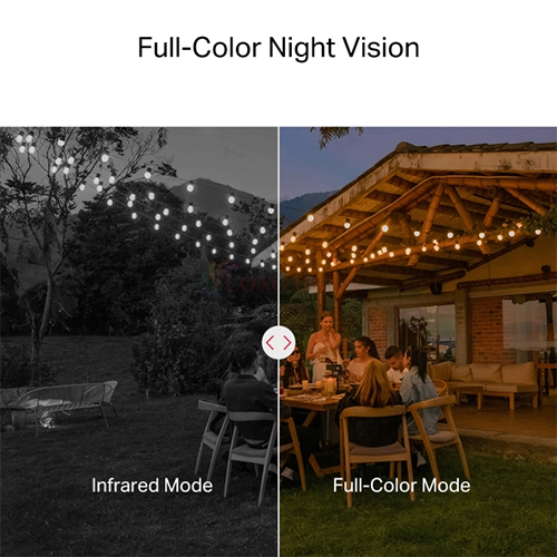 Camera ngoài trời Mercusys Outdoor Pan/Tilt Home Security Wifi 1080p Full HD MC500 - Hàng chính hãng